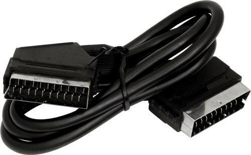 Tele Cable Scart male - Scart male 3m Black CR-303
