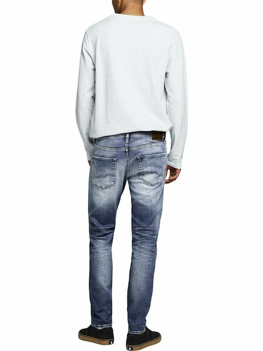 Jack & Jones Ανδρικό Παντελόνι Τζιν σε Slim Εφαρμογή Blue Denim