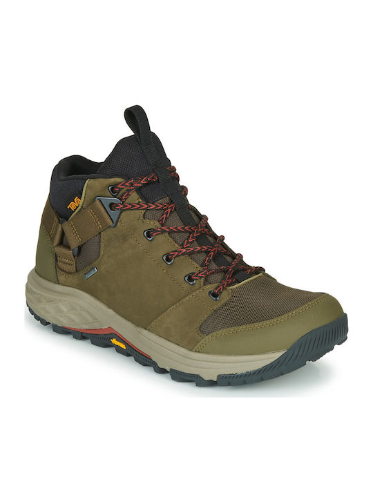 Teva Grandview GTX Încălțăminte De Drumeție Tip Botine Pentru Bărbați Impermeabil Cu Membrană Gore-Tex Verzi