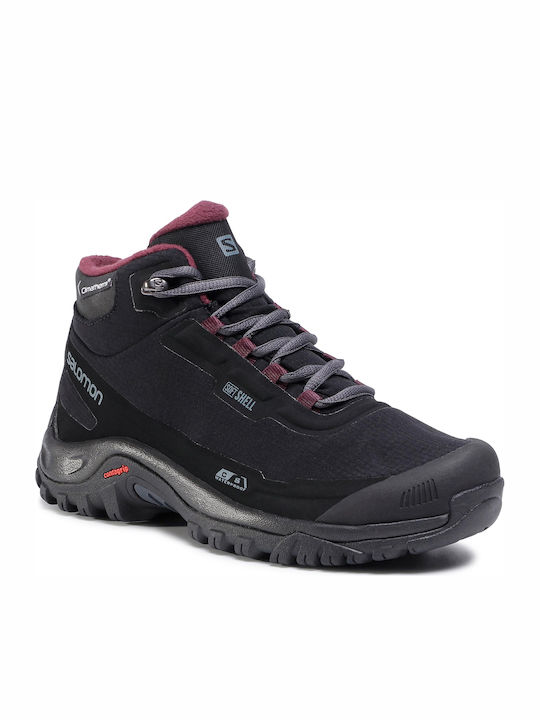 Salomon Shelter CS Women's Hiking Boots Black / Ebony / Winetast