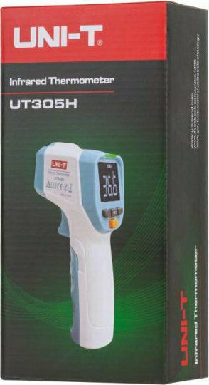 Uni-T Infrarot Stirnthermometer Hellblau UT305H
