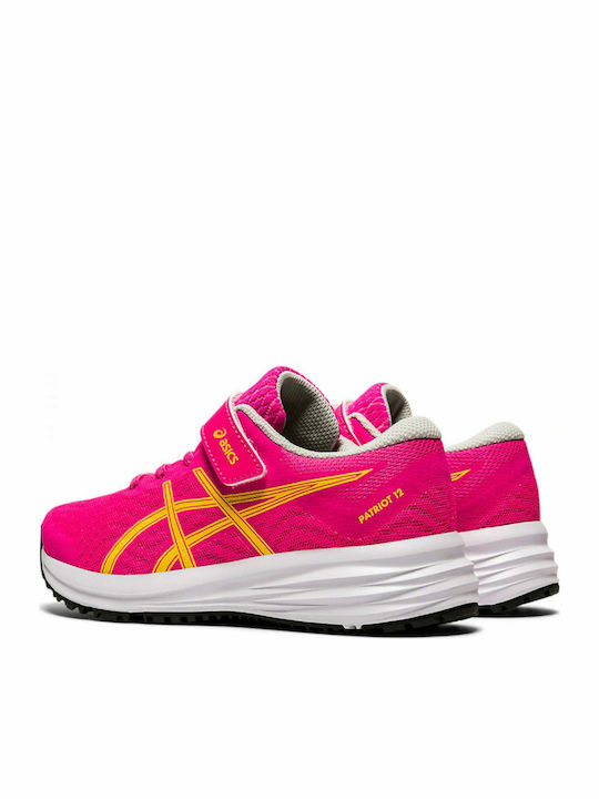 Patriot 12 Ps Kids Sports Shoes Running with Hoop & Loop Closure Fuchsia