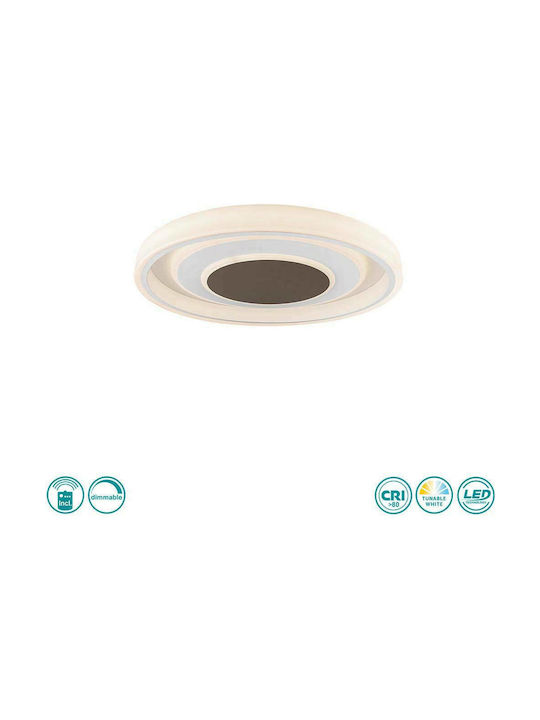 Globo Lighting Goffi Modern Metal Ceiling Light with Integrated LED 69pcs White