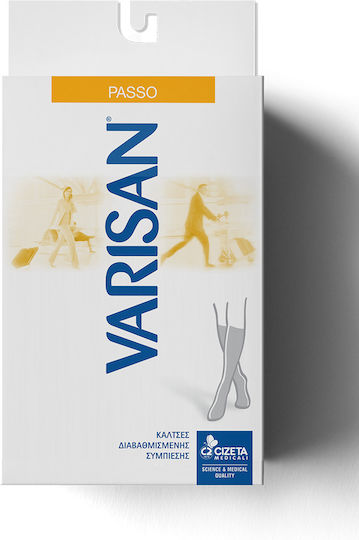 Varisan Passo Șosete Vițel înalt Compresie Gradată 18 mmHg Rosso