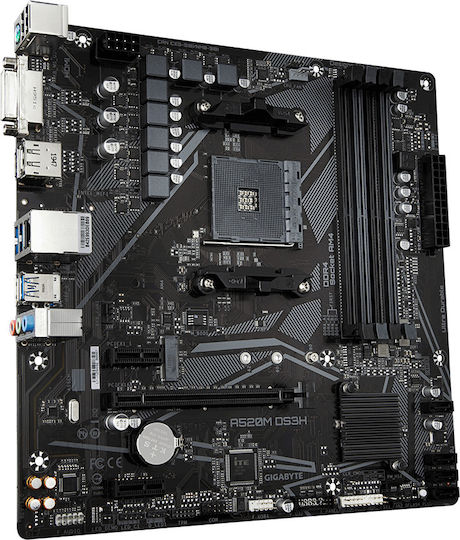Gigabyte Placă De Bază A520M DS3H Micro ATX Cu Socket AMD AM4 GA-A520M-DS3H