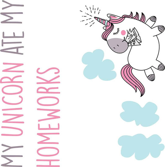 Ango Παιδικό Διακοσμητικό Αυτοκόλλητο Τοίχου My Unicorn ML 75x35εκ. 9τμχ Ango Παιδικό Διακοσμητικό Αυτοκόλλητο Τοίχου My Unicorn ML 75x35εκ. 9τμχ