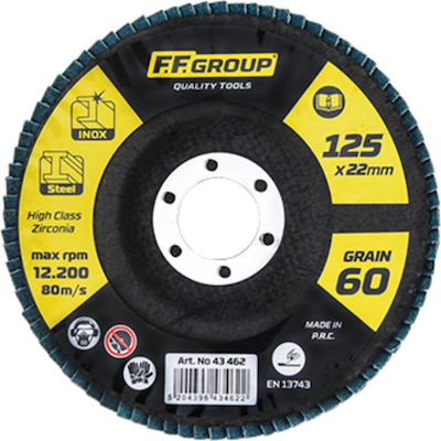 F.F. Group Grinding Disc Metal G40 125mm Set 1pcs