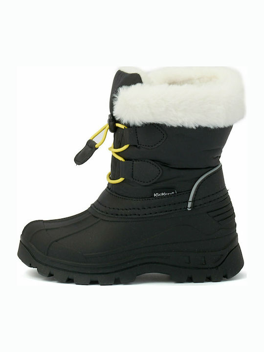 Kickers Sealsnow Kids Booties Black