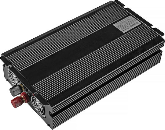 Green Cell Инвертор за кола Модифицирана синусоидална вълна 2000W за преобразуване на 12V DC в 230V AC с 1xUSB