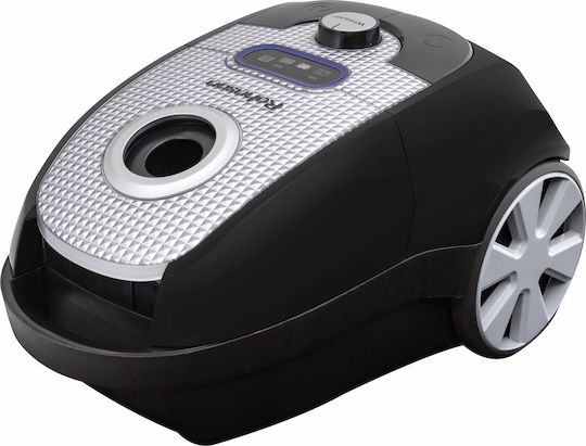 Rohnson R-1560 Ηλεκτρική Σκούπα 650W με Σακούλα 4lt Λευκή