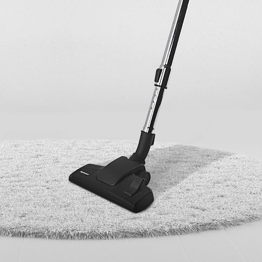 Rohnson R-1560 Ηλεκτρική Σκούπα 650W με Σακούλα 4lt Λευκή