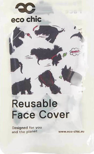 Eco Chic Face Cover White Scatty Scotty 1τμχ