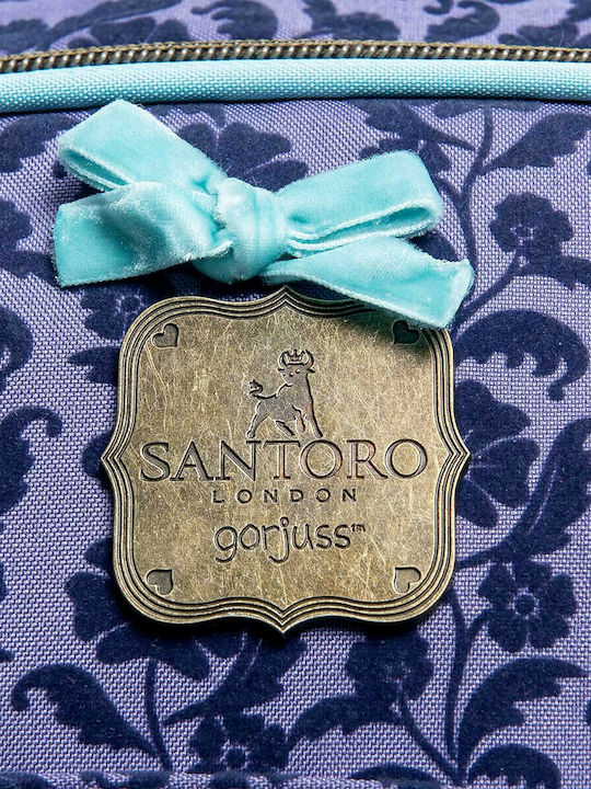 Santoro Friends Walk Together Σχολική Τσάντα Τρόλεϊ Νηπιαγωγείου Μπλε με Θήκη για Παγούρι