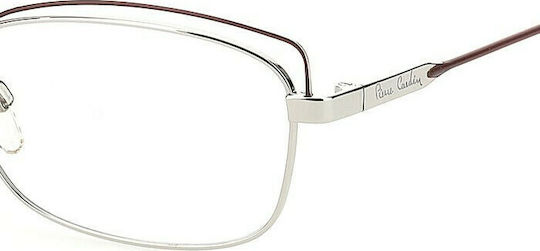 Pierre Cardin Metallisch Brillenrahmen Silber P.C. 8853 PO5
