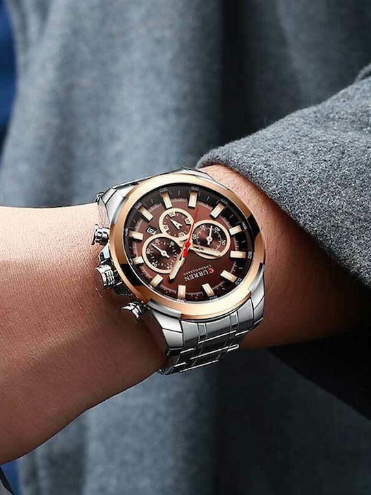 Curren Uhr Batterie mit Metallarmband Curren Uhr Batterie mit Metallarmband