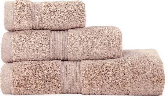Nef-Nef Homeware Хавлиена Кърпа За Тяло Aegean 80x160см Бежова Тегло 705гр/м²