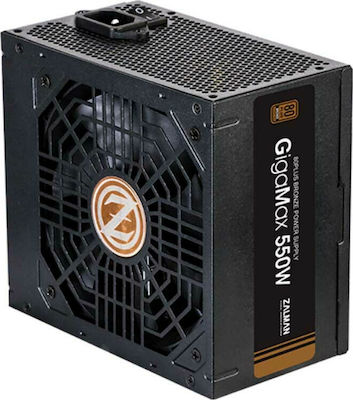 Zalman GigaMax ZM550-GVII 550W Μαύρο Τροφοδοτικό Υπολογιστή Full Wired 80 Plus Bronze