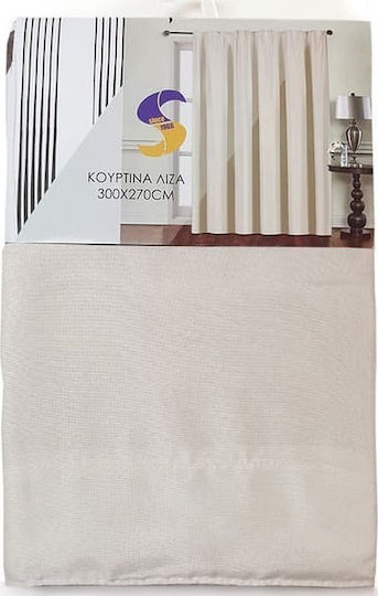 Sidirela Завеса с Плик с писалка Ecru 270x300бр