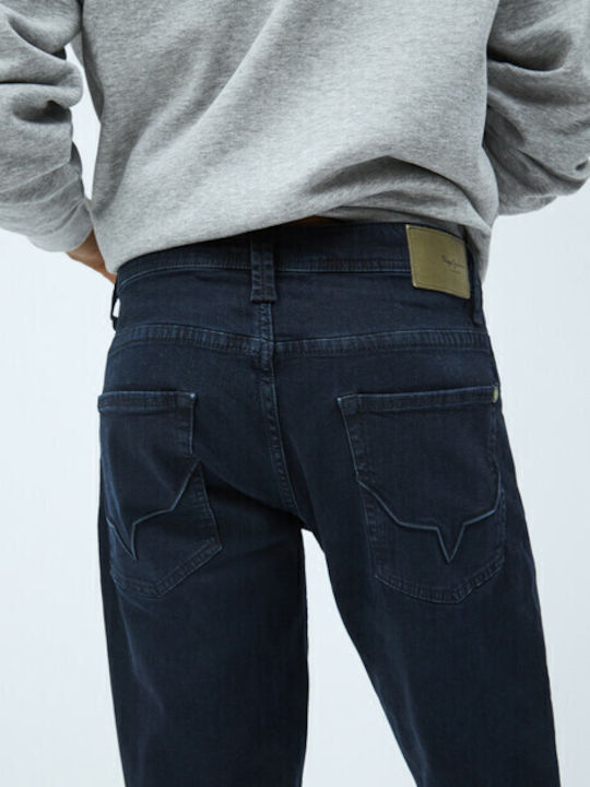 Cash Men's Jeans Pants with Regular Straight Fit Blue