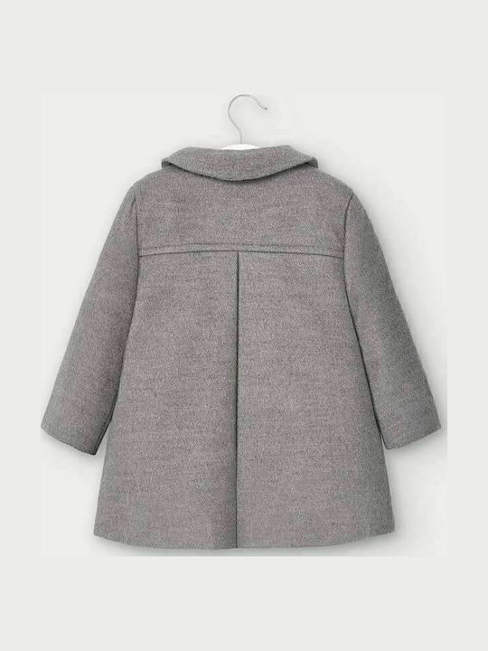 Kinder Mantel Lang Gray