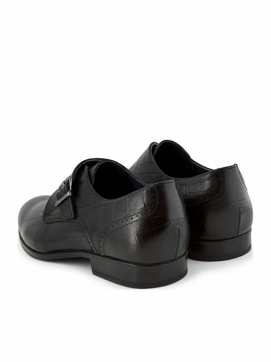 Leder Herrenschuhe Schwarz