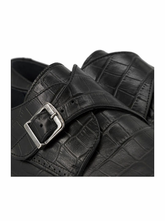 Leder Herrenschuhe Schwarz