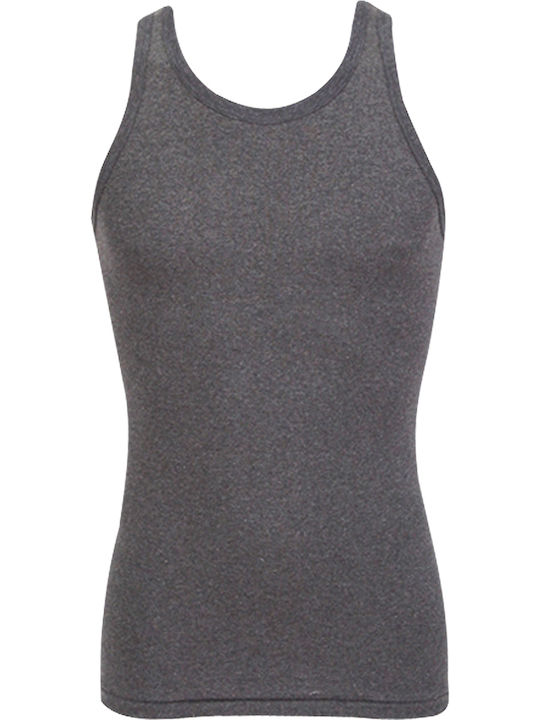 Ανδρική Φανέλα Αμάνικη Dark Grey