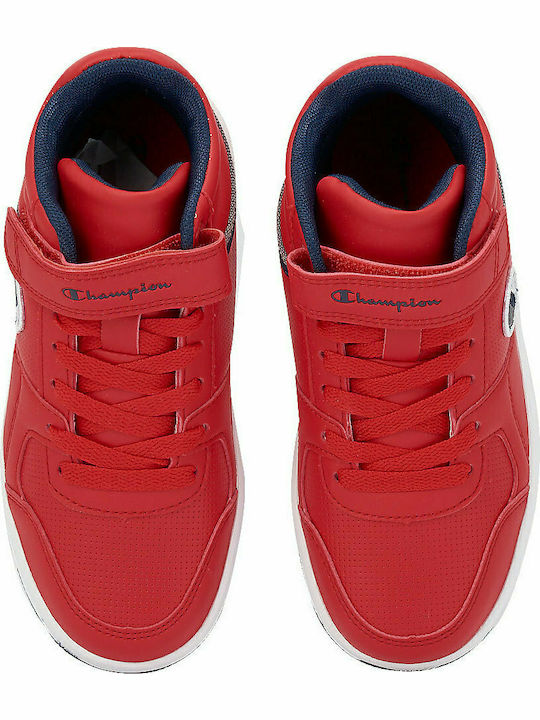 Mid Cut Shoe Rebound Vintage Mid B Ps Kids Basketball Shoes Red
