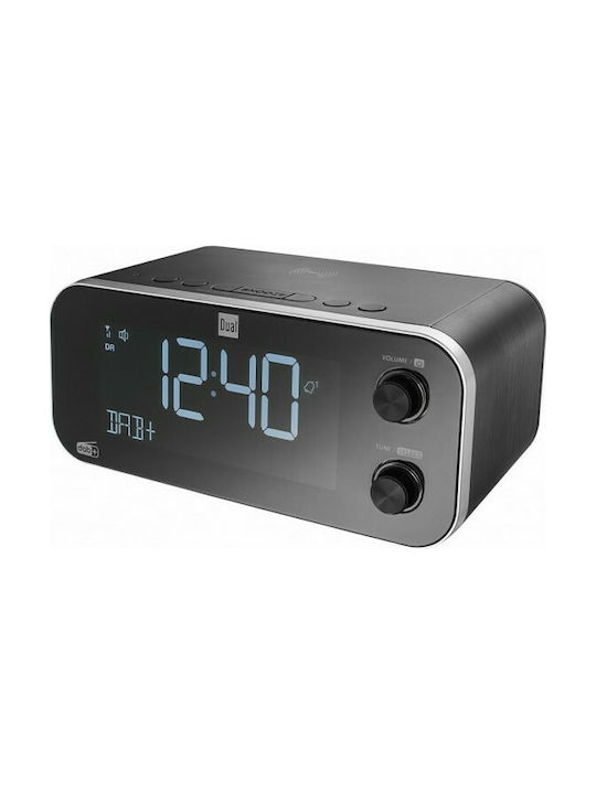 Dual DAB CR 30 Tabletop Digital Clock with Alarm & Radio Black