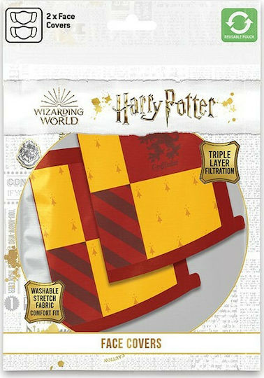 Pyramid International Face Cover Triple Layer Protection Harry Potter Gryffindor 2τμχ