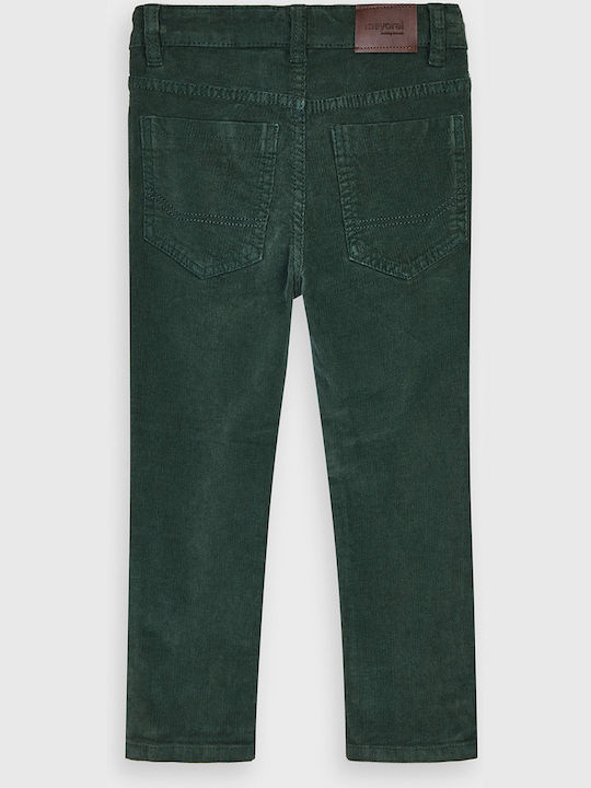 Mayoral Kids' Corduroy Pants Green