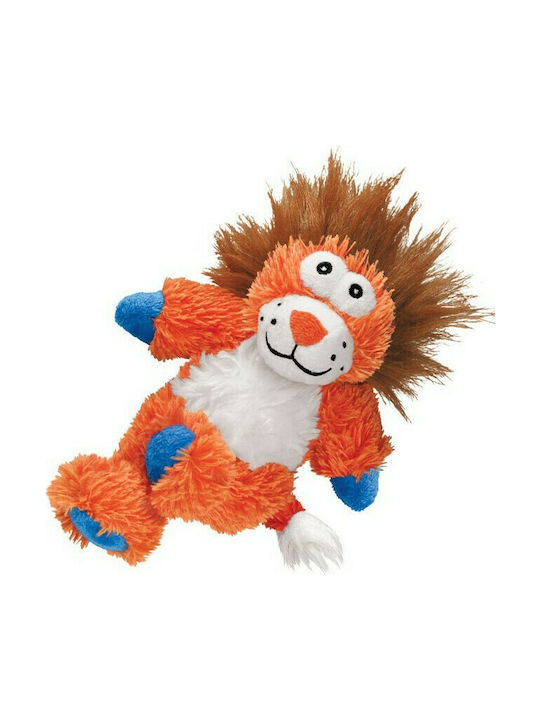 Kong Cross Knots Dog Toy Cuddly Medium with Sound Orange 20cm