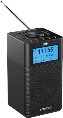 Kenwood CR-M10DAB Tragbares Radio DAB+ mit Bluetooth Schwarz