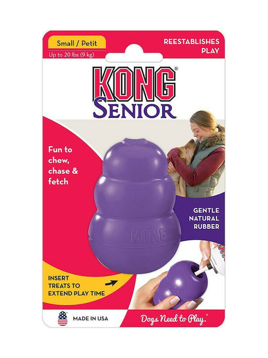 Kong Senior Chewing Toy Made of Rubber Medium 16.5cm Purple Kong Senior Chewing Toy Made of Rubber Medium 16.5cm Purple