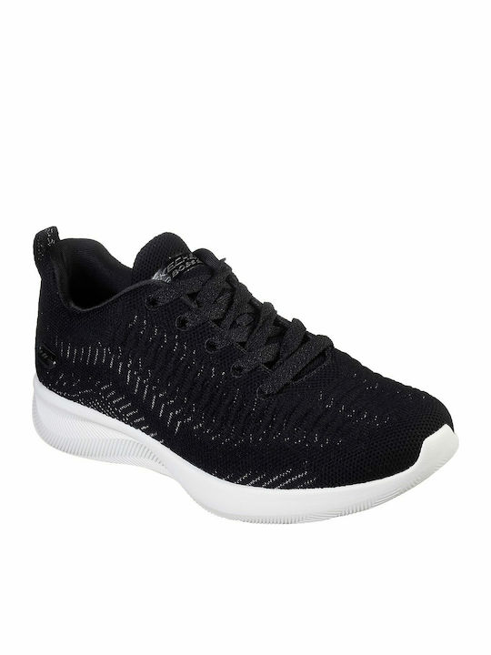 Skechers Sport Squad 2 Damen Sportschuhe Laufen Schwarz