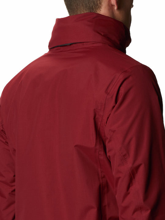 Mission Air Interchange Winter Jacket Waterproof and Windproof Burgundy