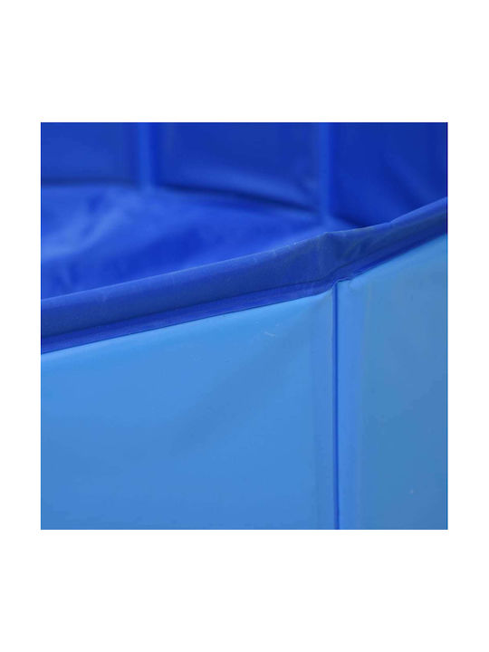 vidaXL Hundepool 120εκ. Blau 1Stück