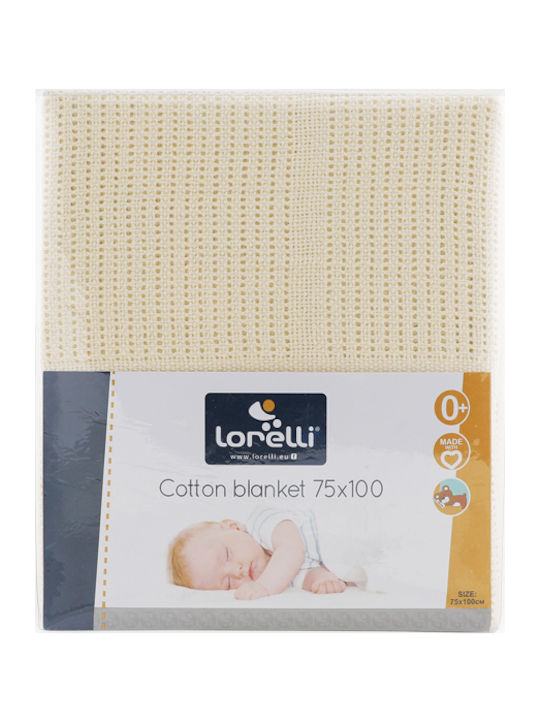 Lorelli Blanket Nursery Swaddling Blankets Classic Cotton Gray 75x100cm