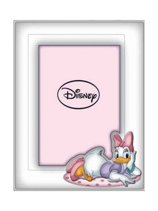 Disney Daisy Duck Παιδική Κορνίζα Ασημένια σε Ασημί Χρώμα 9x13cm