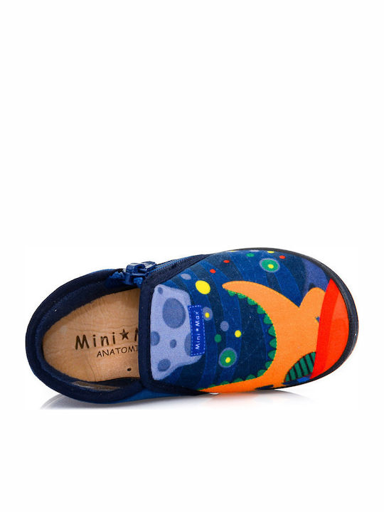 Anatomic Kids Slipper Ankle Boot Navy Blue Jojo 2