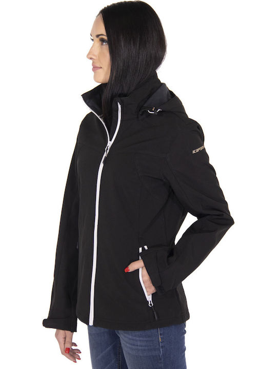 Lucy Softshell Γυναικείο Μπουφάν Μαύρο