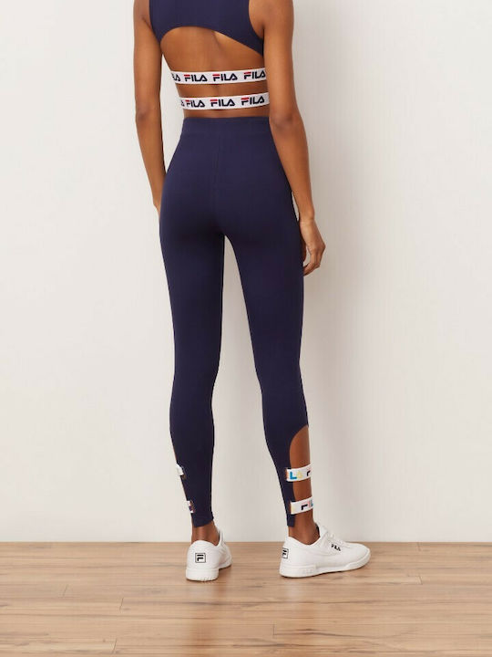 Seraphina Ausbildung Frauen Gekürzt Leggings Hochgeschnitten Marineblau