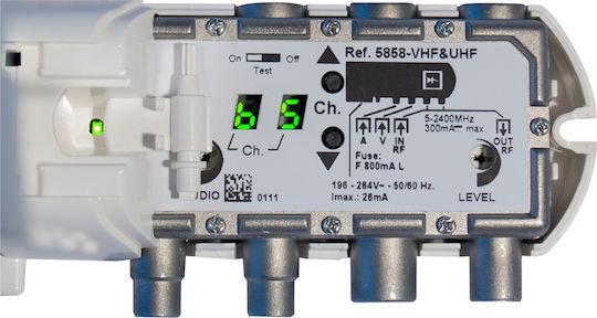 Televes VHF/UHF Modulator Satelliten 5858