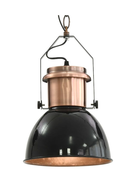 vidaXL Pendant Light Gray with Socket E27 23x36cm