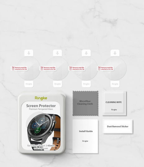 Ringke ID Tempered Glass for the Galaxy Watch 3 45mm 2pcs