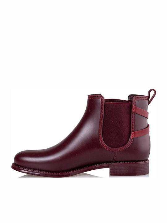 Women's Short Wellies Burgundy