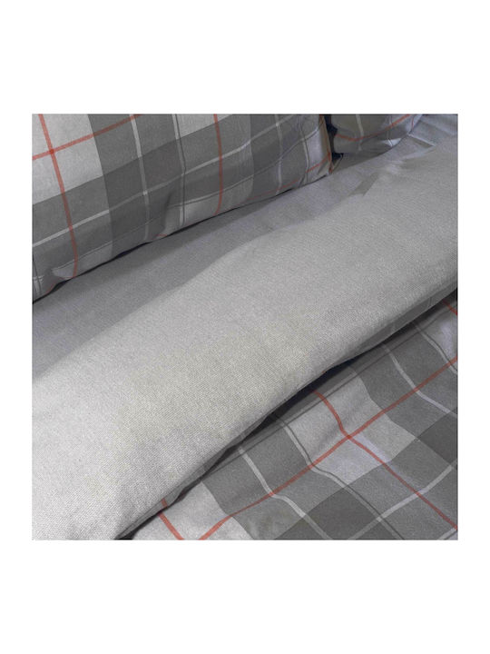 Das Home Sheet Sets Single Flannel 170x260cm 9492 Happy Grey 3pcs