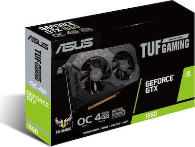 Asus GeForce GTX 1650 4GB GDDR6 TUF Gaming OC Κάρτα Γραφικών