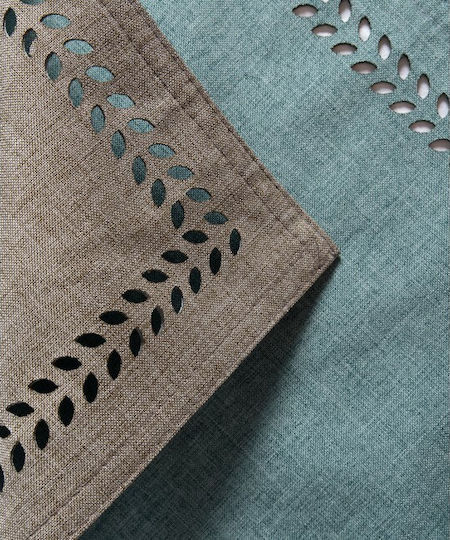 Silk Fashion Ράνερ Bg18 Αλέκιαστο Petrol/Grey 45x170εκ.