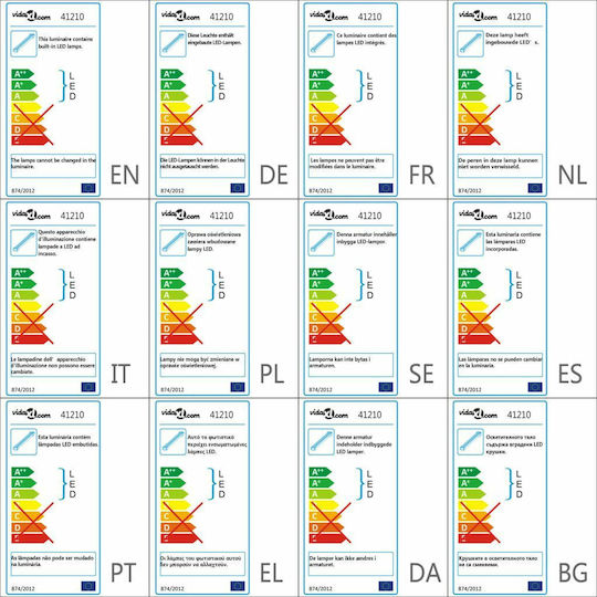 vidaXL Λάμπα Led για Φωτισμό Ενυδρείου 9W
